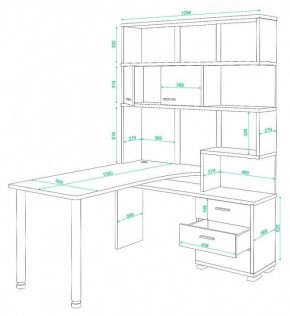 Стол компьютерный Домино СР-420/130 в Нижневартовске - nizhnevartovsk.mebel24.online | фото 2