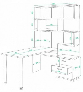 Стол компьютерный Домино СР-420/150 в Нижневартовске - nizhnevartovsk.mebel24.online | фото 2