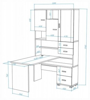 Стол компьютерный Домино СР-620-160 в Нижневартовске - nizhnevartovsk.mebel24.online | фото 2