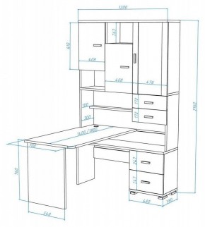 Стол компьютерный Домино СР-620/180 в Нижневартовске - nizhnevartovsk.mebel24.online | фото 2