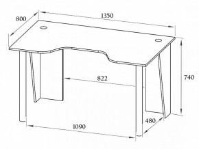 Стол компьютерный КСТ-18 в Нижневартовске - nizhnevartovsk.mebel24.online | фото