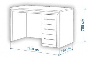 Стол компьютерный Нобиле СтЯ130+НСт130Д в Нижневартовске - nizhnevartovsk.mebel24.online | фото 3