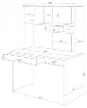 Стол компьютерный СК-60 в Нижневартовске - nizhnevartovsk.mebel24.online | фото 2