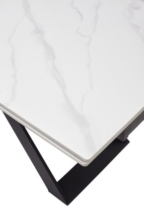 Стол LIVORNO 180 MATT WHITE MARBLE SOLID CERAMIC / BLACK, ®DISAUR в Нижневартовске - nizhnevartovsk.mebel24.online | фото 9