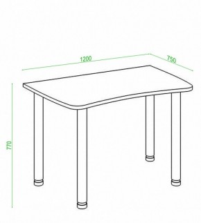 Стол офисный Домино Лайт СКЛ-Софт120МО в Нижневартовске - nizhnevartovsk.mebel24.online | фото 3