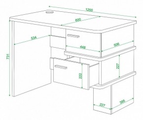 Стол письменный Домино СД-15С в Нижневартовске - nizhnevartovsk.mebel24.online | фото 4