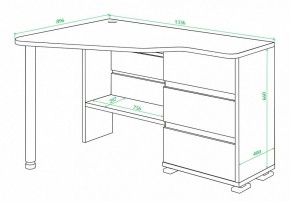 Стол письменный Домино СР-322С в Нижневартовске - nizhnevartovsk.mebel24.online | фото 2