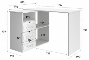 Стол письменный ДримСтар ДС-5 в Нижневартовске - nizhnevartovsk.mebel24.online | фото 7