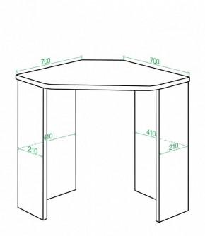 Стол письменный Нельсон Lite СКЛ-Угл70 в Нижневартовске - nizhnevartovsk.mebel24.online | фото 2