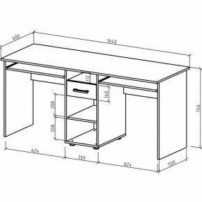 Стол письменный Остин в Нижневартовске - nizhnevartovsk.mebel24.online | фото 3