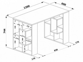 Стол письменный СПм-15 в Нижневартовске - nizhnevartovsk.mebel24.online | фото 3