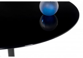 Стол стеклянный Tulip 90x74 black glass в Нижневартовске - nizhnevartovsk.mebel24.online | фото 2