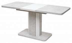 Стол STORK 120 Белый бетон/ Белый М-City в Нижневартовске - nizhnevartovsk.mebel24.online | фото 1