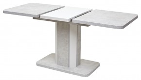 Стол STORK 120 Белый бетон/ Белый М-City в Нижневартовске - nizhnevartovsk.mebel24.online | фото 3