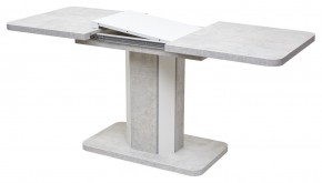 Стол STORK 120 Белый бетон/ Белый М-City в Нижневартовске - nizhnevartovsk.mebel24.online | фото 4