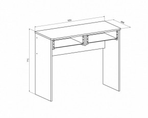 Стол туалетный Эконом Стандарт ТС-25 в Нижневартовске - nizhnevartovsk.mebel24.online | фото 7