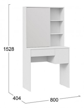 Стол туалетный Вайт в Нижневартовске - nizhnevartovsk.mebel24.online | фото 7