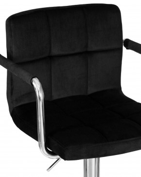 Стул барный DOBRIN KRUGER ARM, черный велюр (MJ9-101) в Нижневартовске - nizhnevartovsk.mebel24.online | фото 7