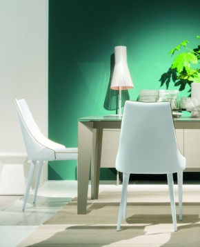 Стул CLARA 40.11 (TR505 white with sand cordonet, экокожа) в Нижневартовске - nizhnevartovsk.mebel24.online | фото 2