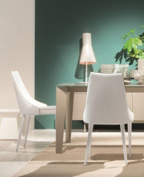 Стул CLARA 40.11 (TR505 white with sand cordonet, экокожа) в Нижневартовске - nizhnevartovsk.mebel24.online | фото 3