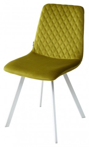 Стул DAIQUIRI BLUVEL-75 OLIVA / белый каркас, велюр М-City в Нижневартовске - nizhnevartovsk.mebel24.online | фото 4