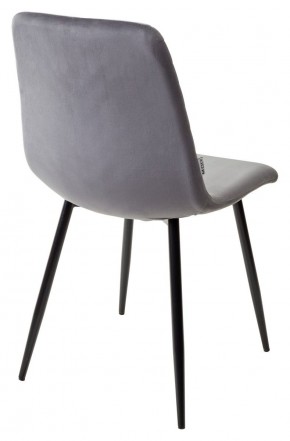Стул DUKE BLUVEL-14 GREY, велюр / черный каркас М-City в Нижневартовске - nizhnevartovsk.mebel24.online | фото 3