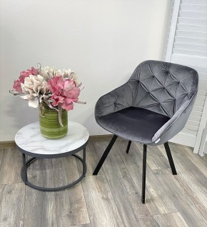 Стул GALE 360 град. поворот. BLUVEL-14 GREY, велюр/ черный каркас, М-City в Нижневартовске - nizhnevartovsk.mebel24.online | фото 8