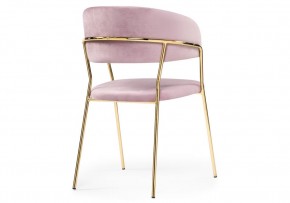 Стул на металлокаркасе Kamelia pink / gold в Нижневартовске - nizhnevartovsk.mebel24.online | фото 4