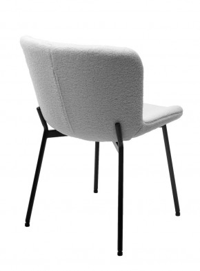Стул RIYA UF992-01 Белый, teddy / черный каркас М-City в Нижневартовске - nizhnevartovsk.mebel24.online | фото 2