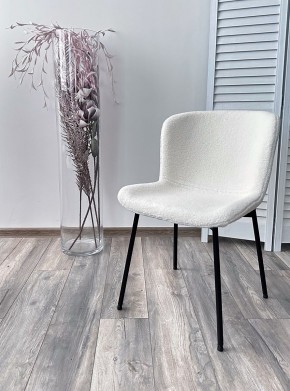 Стул RIYA UF992-01 Белый, teddy / черный каркас М-City в Нижневартовске - nizhnevartovsk.mebel24.online | фото 3