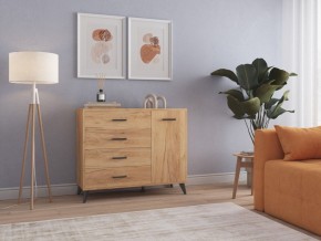 СВЕТЛАНА LOFT Комод-тумба  (дуб золотой) в Нижневартовске - nizhnevartovsk.mebel24.online | фото 3