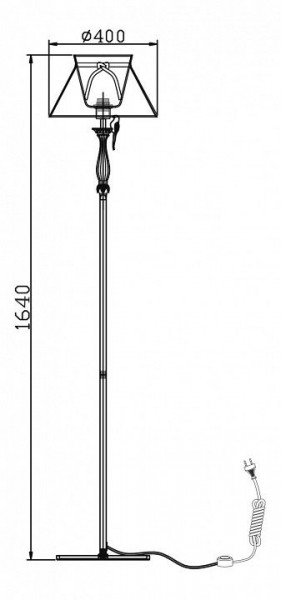 Торшер Maytoni Bird ARM013-22-W в Нижневартовске - nizhnevartovsk.mebel24.online | фото 8