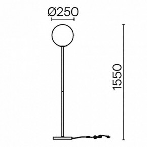 Торшер Maytoni Ring MOD013FL-01BS в Нижневартовске - nizhnevartovsk.mebel24.online | фото 4