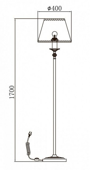 Торшер Maytoni Soffia RC093-FL-01-R в Нижневартовске - nizhnevartovsk.mebel24.online | фото 3