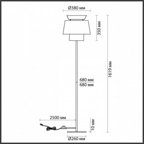 Торшер Odeon Light Kressa 4992/1F в Нижневартовске - nizhnevartovsk.mebel24.online | фото 4