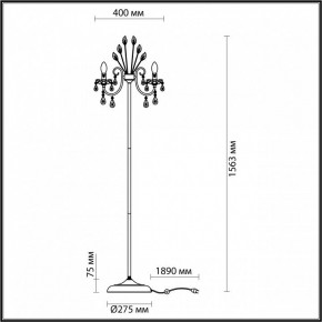 Торшер Odeon Light Versia 4977/3F в Нижневартовске - nizhnevartovsk.mebel24.online | фото 4