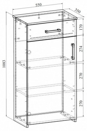 Тумба Агата АТ-2 в Нижневартовске - nizhnevartovsk.mebel24.online | фото 4