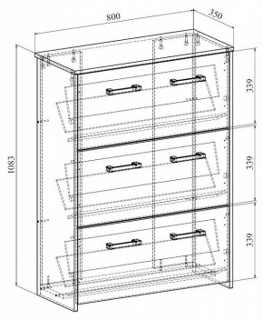 Тумба для обуви Агата АТ-1 в Нижневартовске - nizhnevartovsk.mebel24.online | фото 4