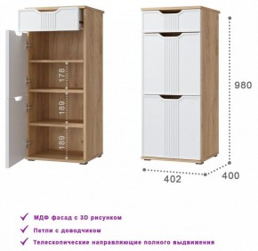 Тумба для обуви Эмилия ЭЛ-3 в Нижневартовске - nizhnevartovsk.mebel24.online | фото 3