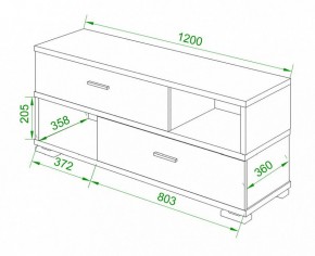 Тумба комбинированная Домино нельсон СБ-40/2 в Нижневартовске - nizhnevartovsk.mebel24.online | фото 2