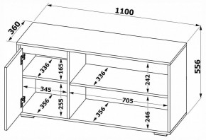 Тумба под ТВ Т-2 в Нижневартовске - nizhnevartovsk.mebel24.online | фото 7