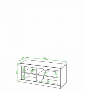 Тумба под ТВ Toivo Кон120 в Нижневартовске - nizhnevartovsk.mebel24.online | фото 2