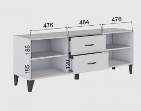 Тумба под ТВ ТВМ-6 (белый) в Нижневартовске - nizhnevartovsk.mebel24.online | фото 2