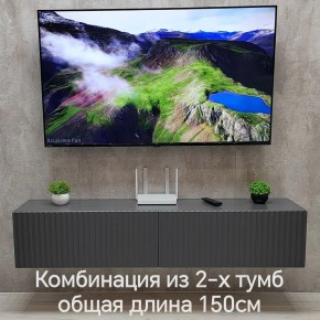 Тумба подвесная под ТВ LINES MTV1-MA 750 Темно-серый (Графит-M 10.1.25) в Нижневартовске - nizhnevartovsk.mebel24.online | фото 10