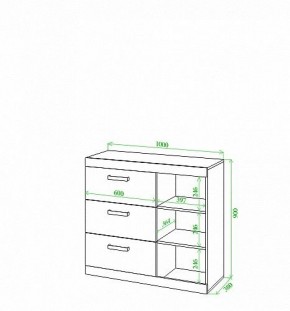 Тумба Toivo Км105 в Нижневартовске - nizhnevartovsk.mebel24.online | фото 2