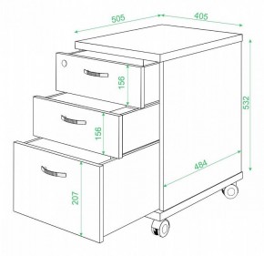 Тумбочка Домино нельсон ТС-2 в Нижневартовске - nizhnevartovsk.mebel24.online | фото 2