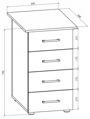 Тумбочка Офис ОФ-20 в Нижневартовске - nizhnevartovsk.mebel24.online | фото 5