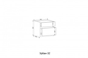 УРБАН- 32 Тумба в Нижневартовске - nizhnevartovsk.mebel24.online | фото 2
